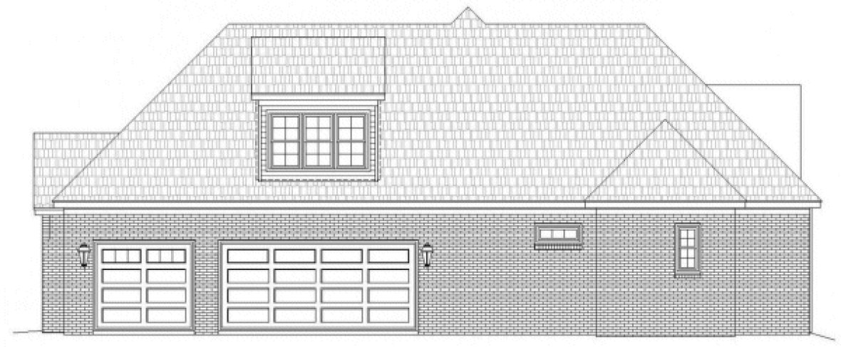 Right Elevation for House Plan #692872