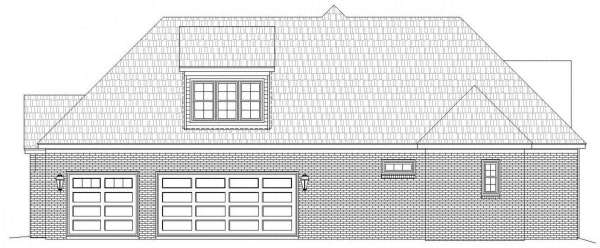 Right Elevation for House Plan #692872