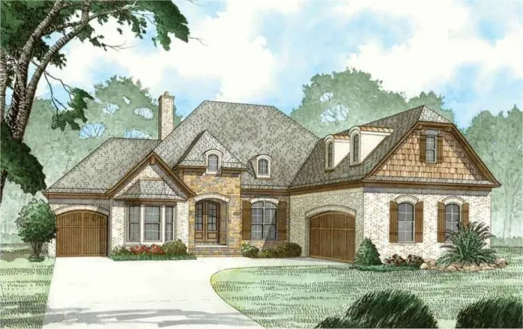 Full Rendering for House Plan #311832