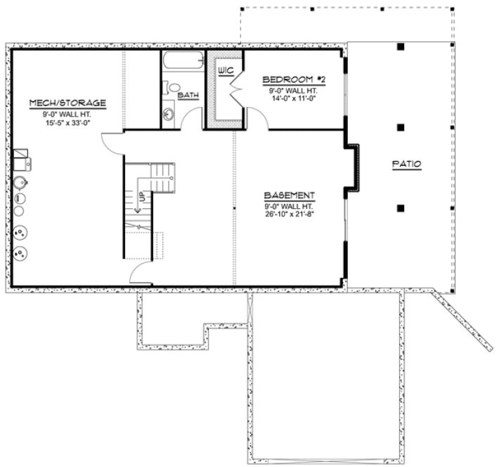 Basement Plan for House Plan #750861
