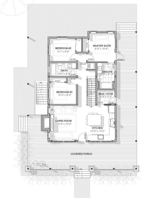 Main Floor Plan for House Plan #761122