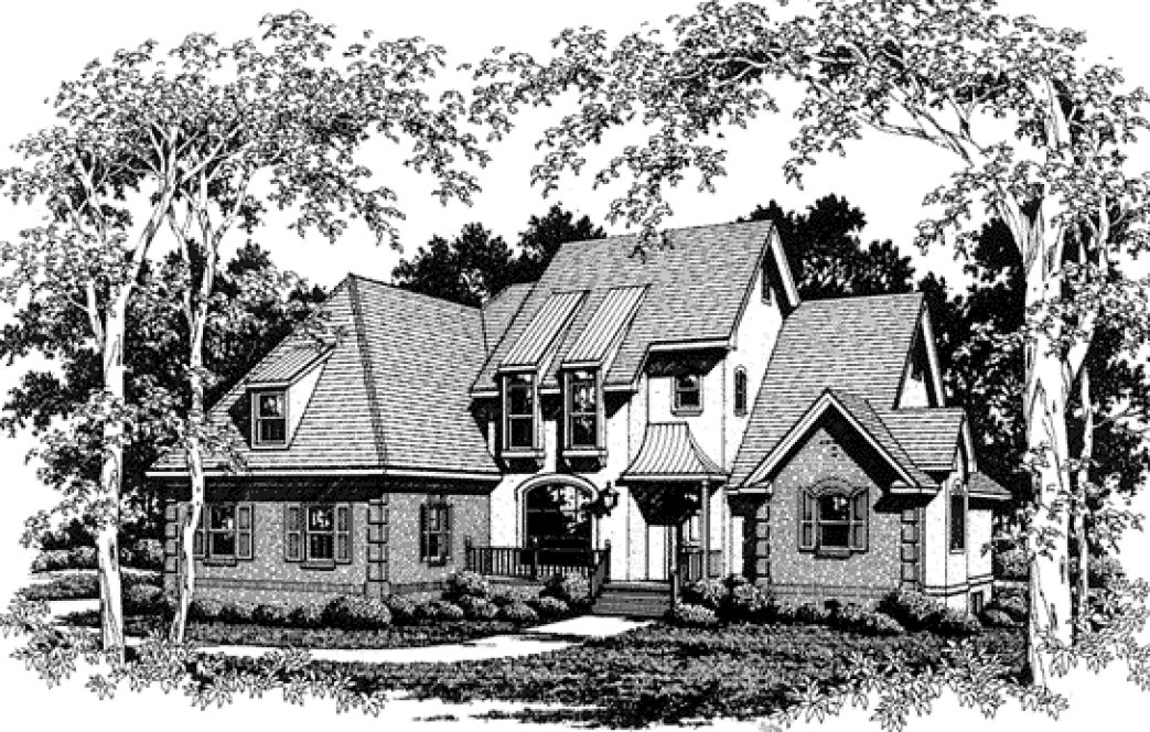 Full Rendering for House Plan #114072