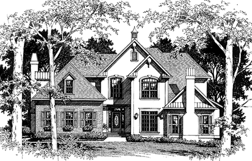 Full Rendering for House Plan #112703