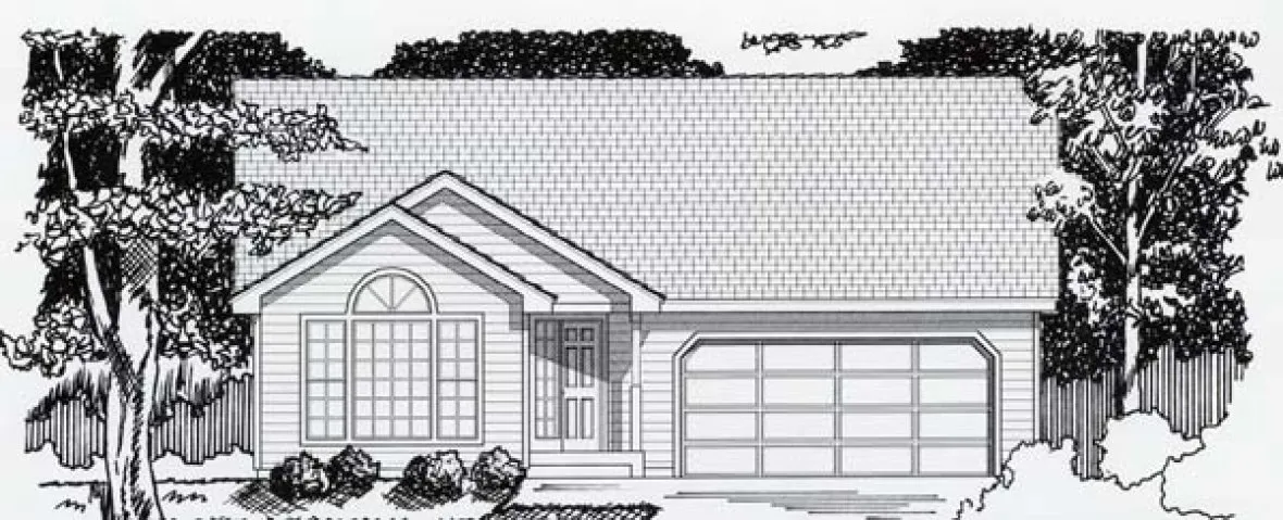 Full Rendering for House Plan #807901