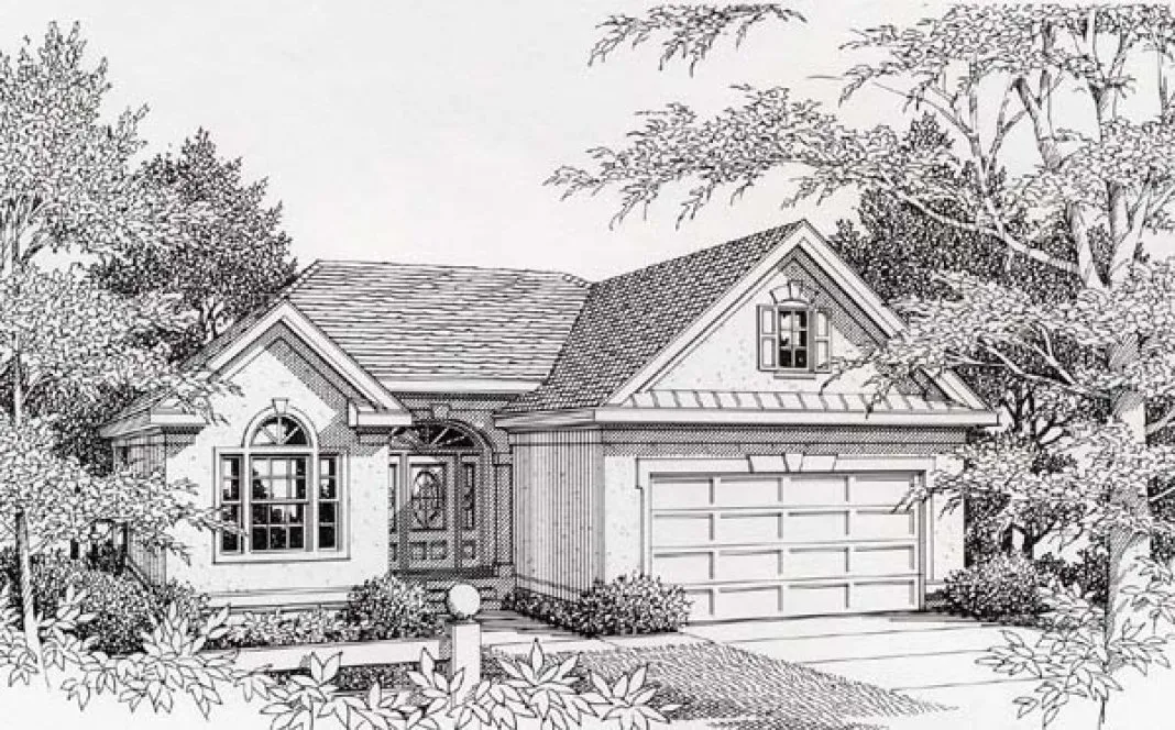 Full Rendering for House Plan #800511