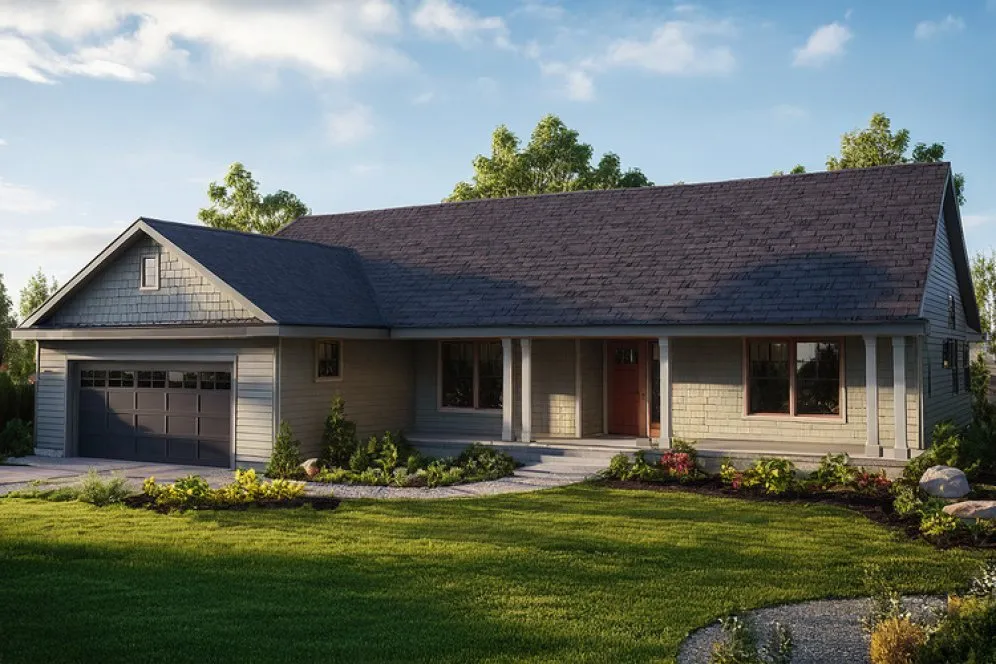 Full Rendering for House Plan #344881