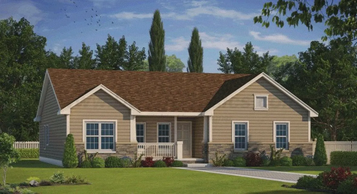 Full Rendering for House Plan #152271