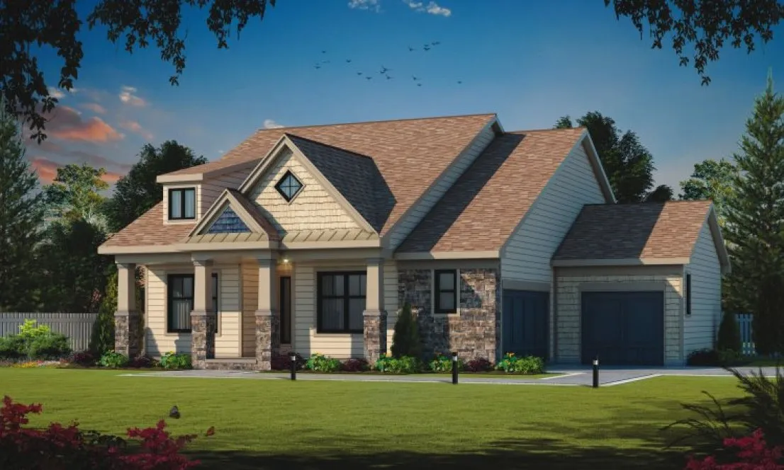 Full Rendering for House Plan #159571