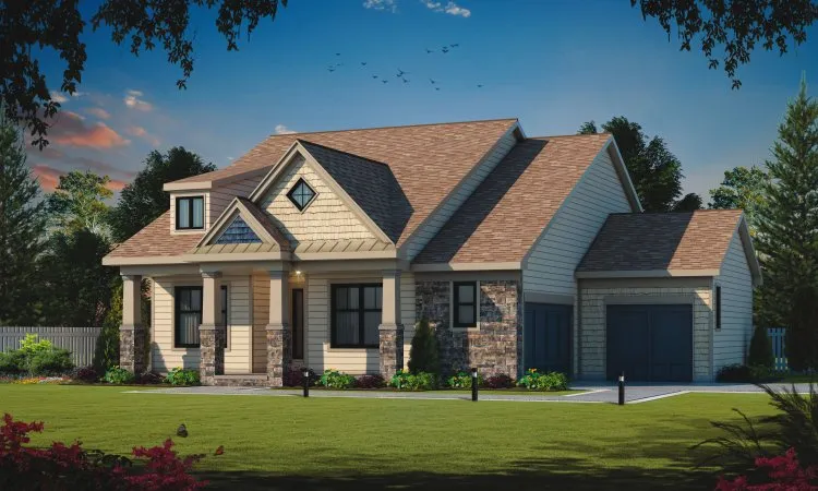 Full Rendering for House Plan #159571