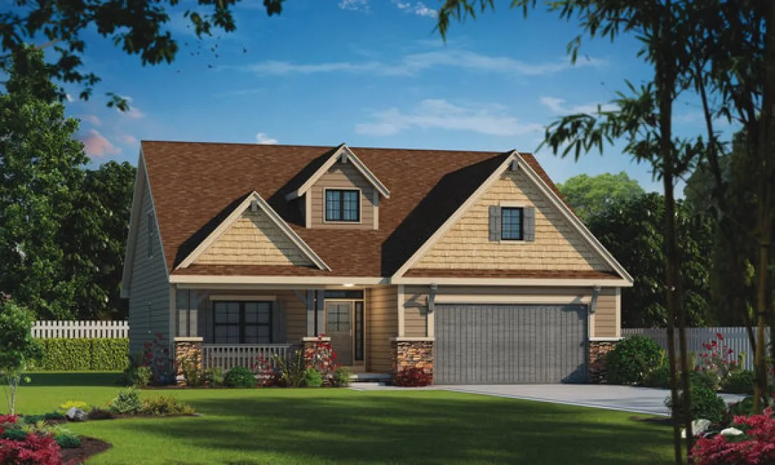 Full Rendering for House Plan #158792