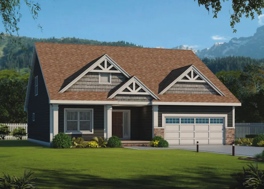 Full Rendering for House Plan #153112