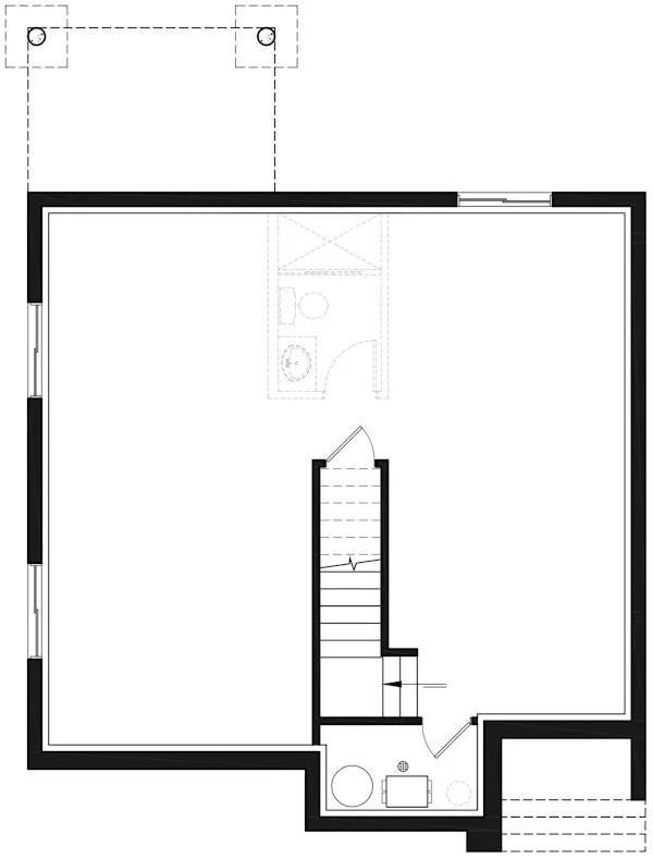 Basement Plan for House Plan #147073