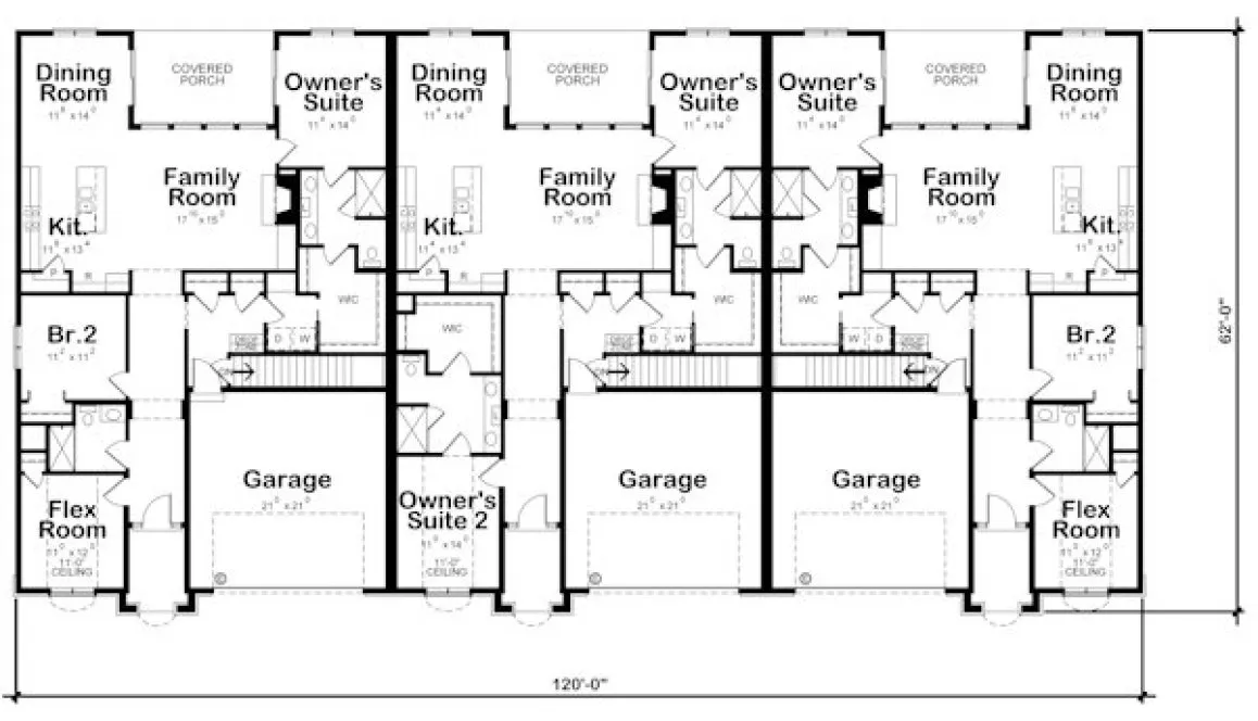 Main Floor Plan for House Plan #156225