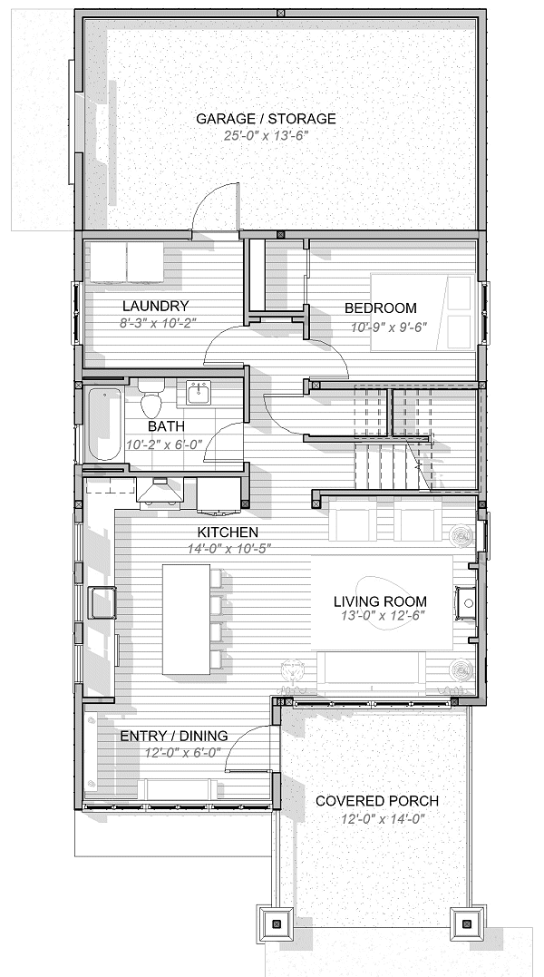 Main Floor Plan for House Plan #765611
