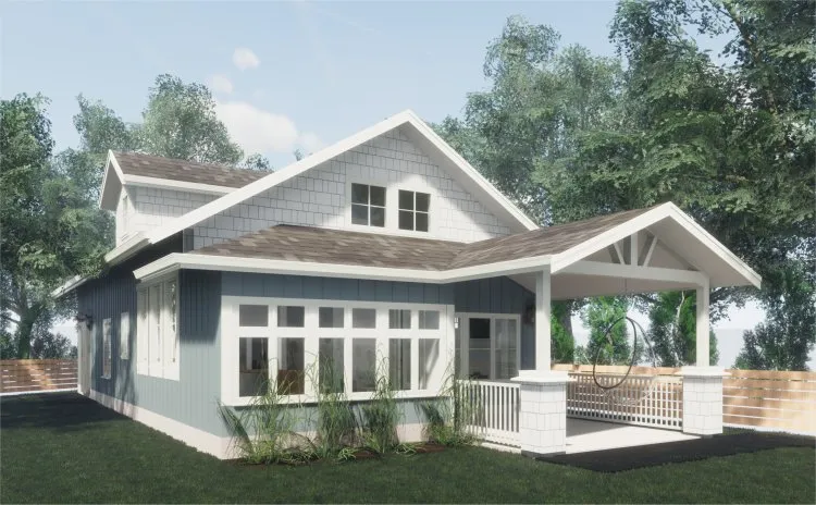 Full Rendering for House Plan #765611