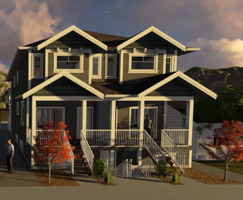 Full Rendering for House Plan #765681