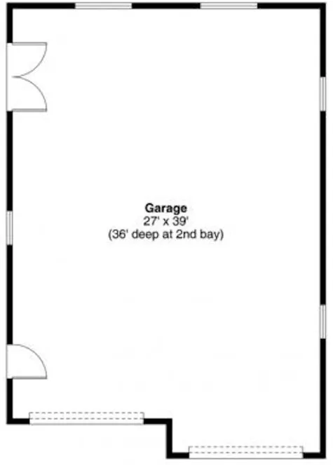 Main Floor Plan for House Plan #348701
