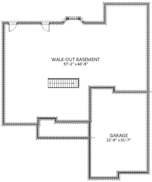 Basement Plan for House Plan #729603