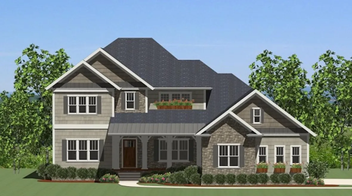 Full Rendering for House Plan #729603