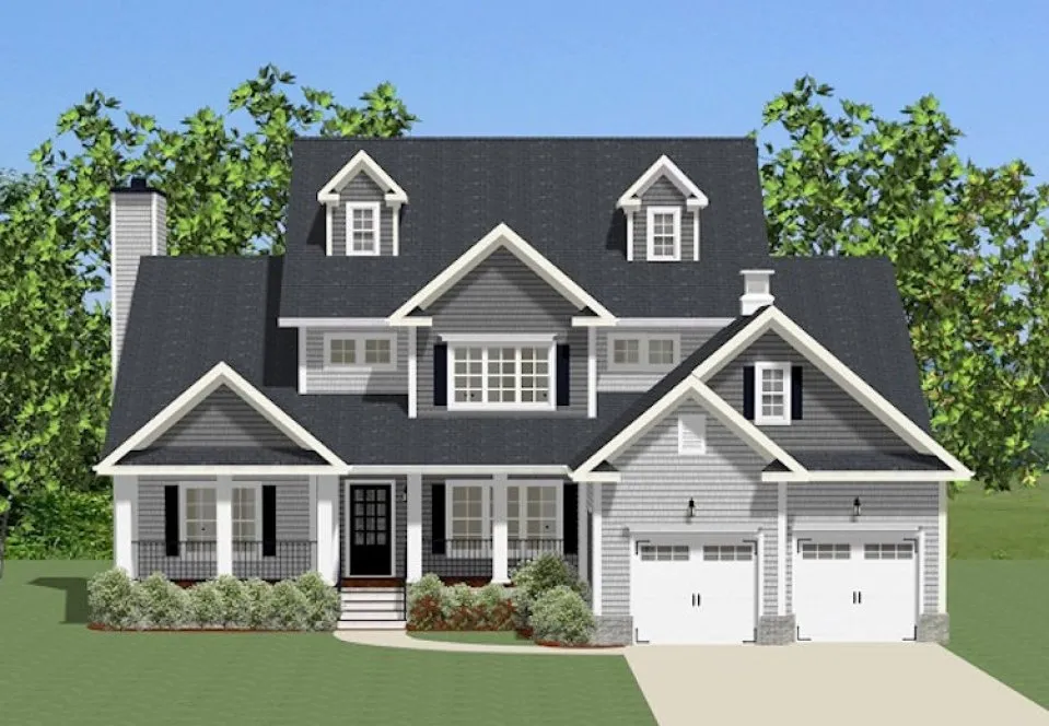 Full Rendering for House Plan #725172