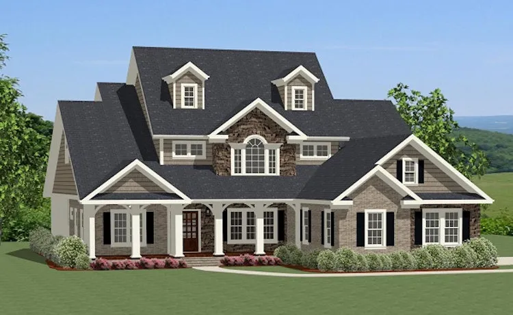 Full Rendering for House Plan #720882