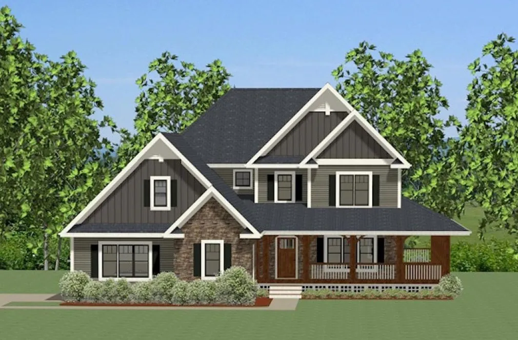 Full Rendering for House Plan #720713