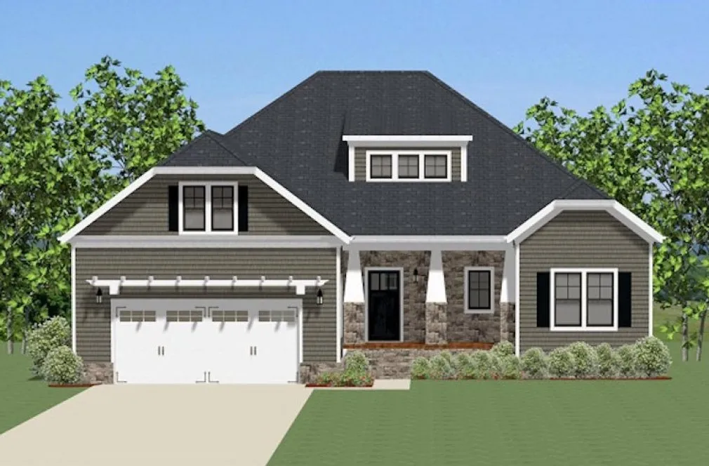 Full Rendering for House Plan #723702
