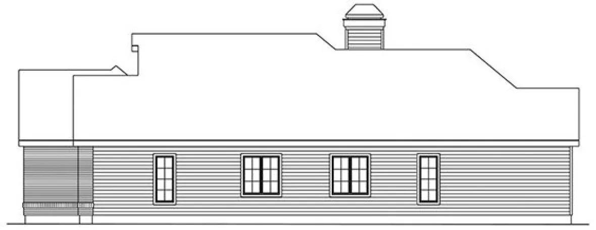 Right Elevation for House Plan #632542