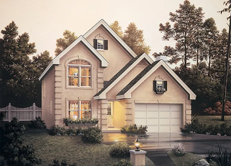 Full Rendering for House Plan #635891