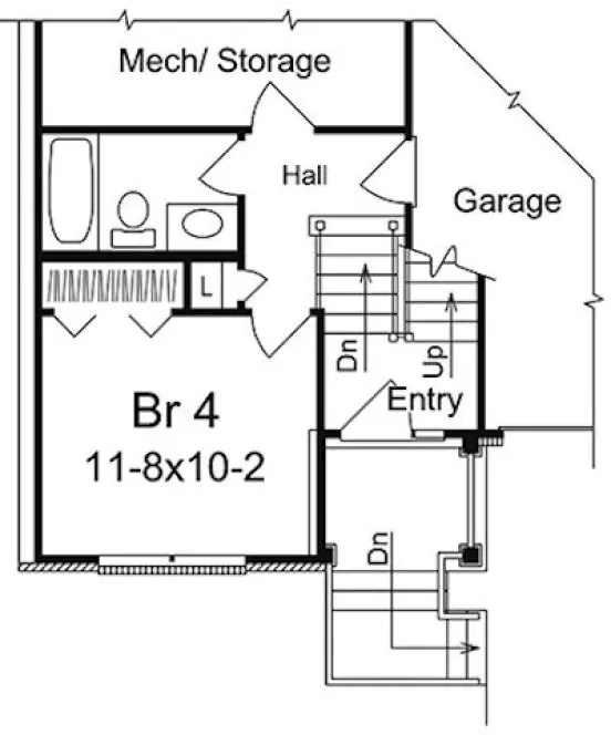 Basement Plan for House Plan #630431
