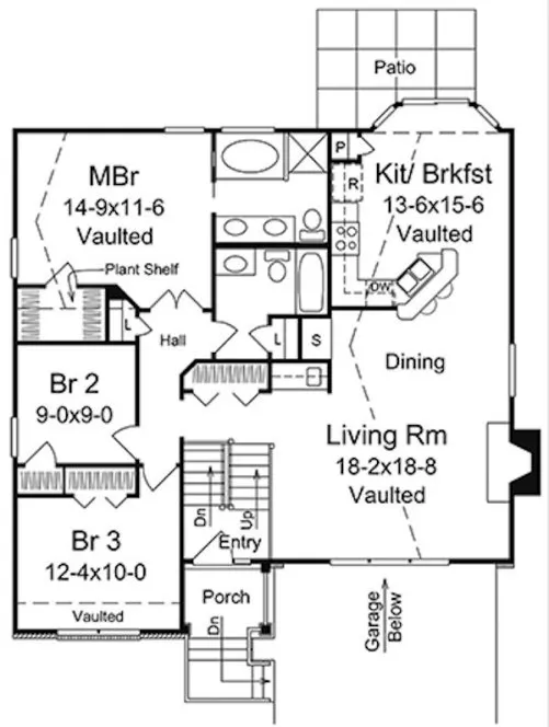 Main Floor Plan for House Plan #630431