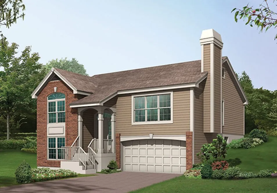 Full Rendering for House Plan #630431