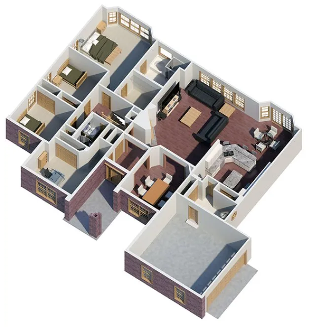 Plan for House Plan #633842