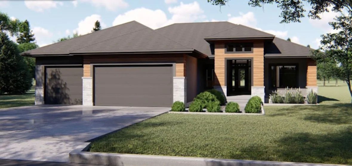 Full Rendering for House Plan #705012