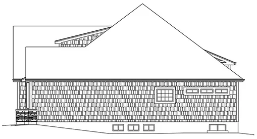 Right Elevation for House Plan #635161