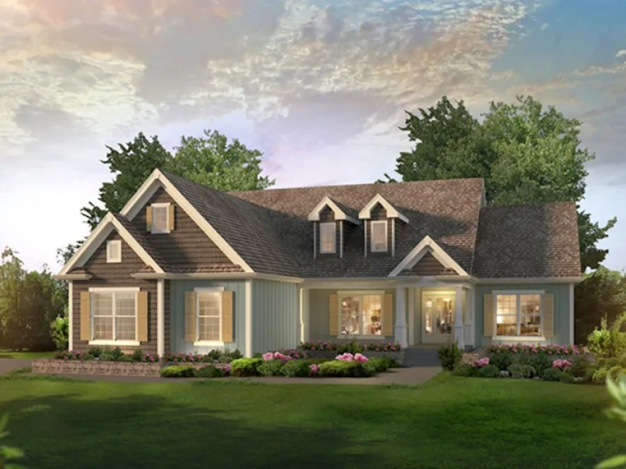 Full Rendering for House Plan #633891