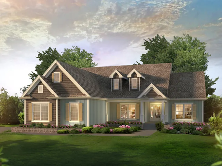 Full Rendering for House Plan #633891