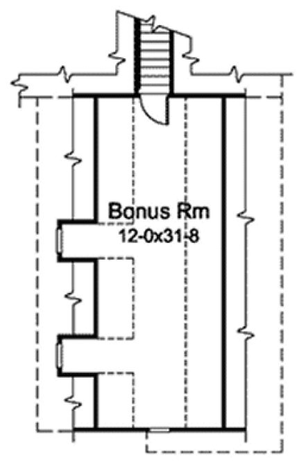 Attic Plan for House Plan #633892