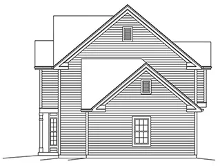 Right Elevation for House Plan #639062