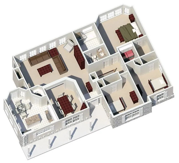 Plan for House Plan #637871