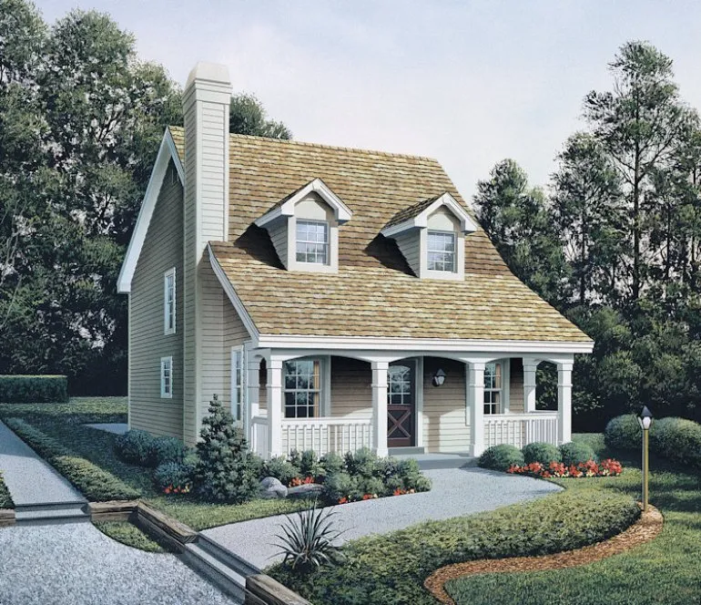 Full Rendering for House Plan #639921