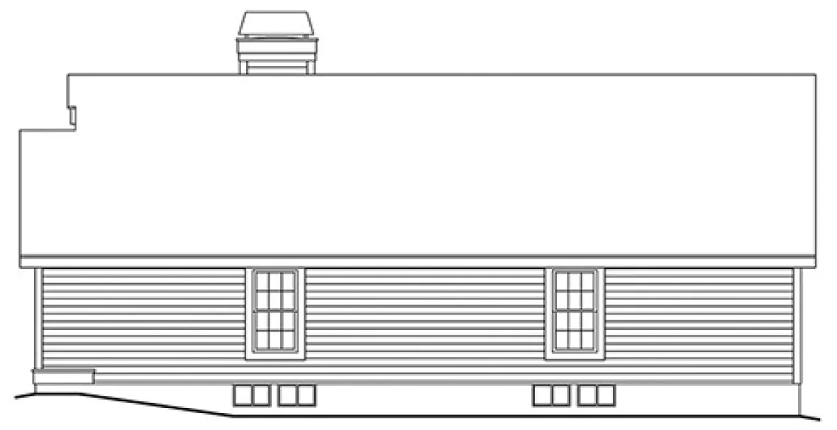 Right Elevation for House Plan #632541