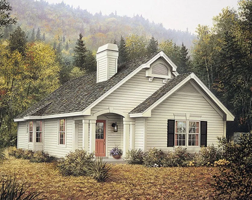 Full Rendering for House Plan #632541