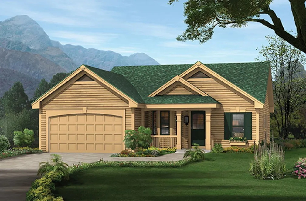 Full Rendering for House Plan #632601