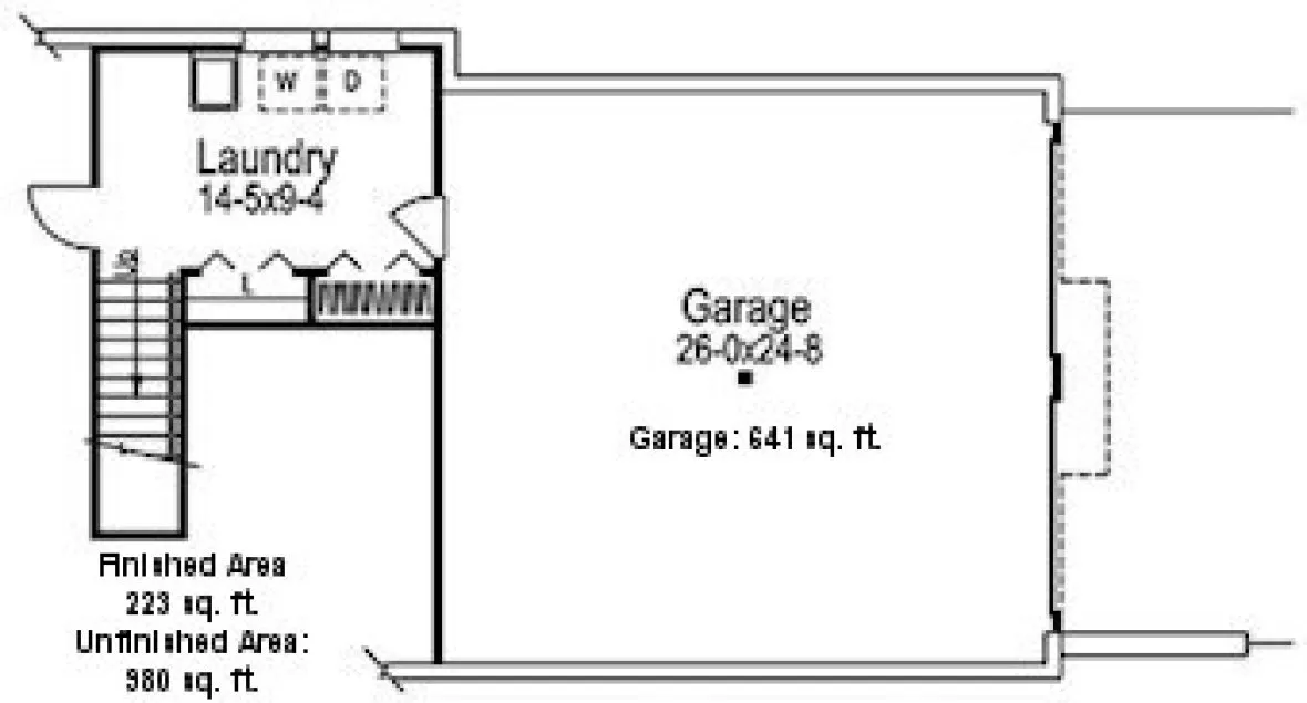 Basement Plan for House Plan #631261