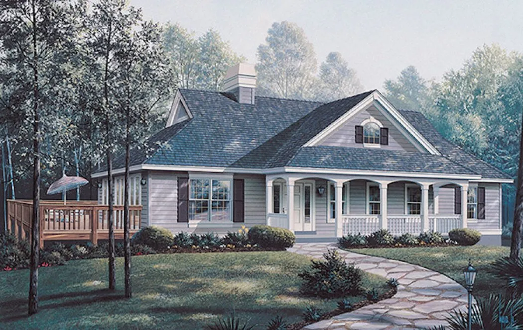 Full Rendering for House Plan #631261