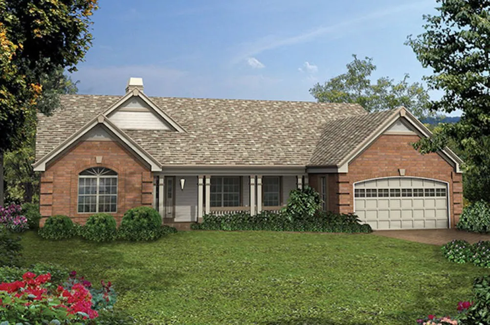 Full Rendering for House Plan #634191