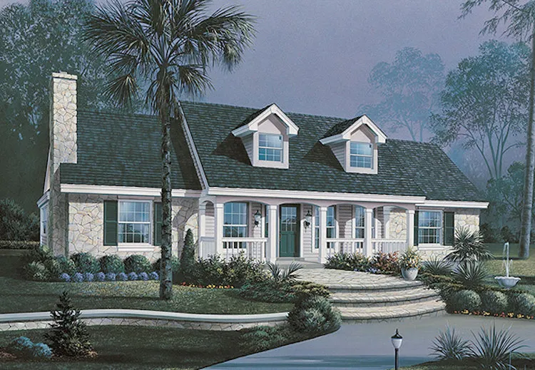 Full Rendering for House Plan #639551