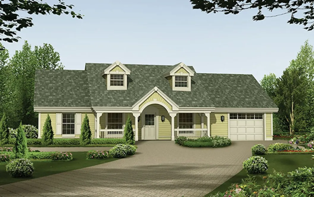 Full Rendering for House Plan #635631