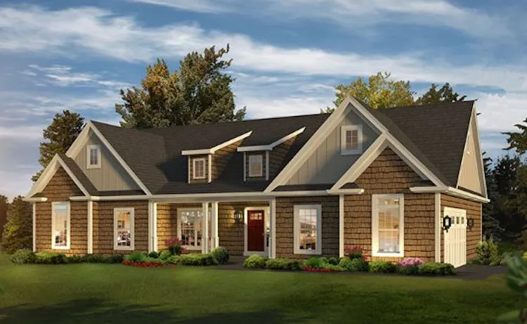 Full Rendering for House Plan #633302